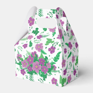 Caixinha De Lembrancinhas Hibiscus roxo