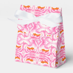 Caixinha De Lembrancinhas Hippy Chic Pink e Orange Tie-Dye