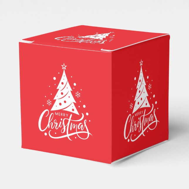 Caixinha De Lembrancinhas Holiday Favor Gift Box (Frente)