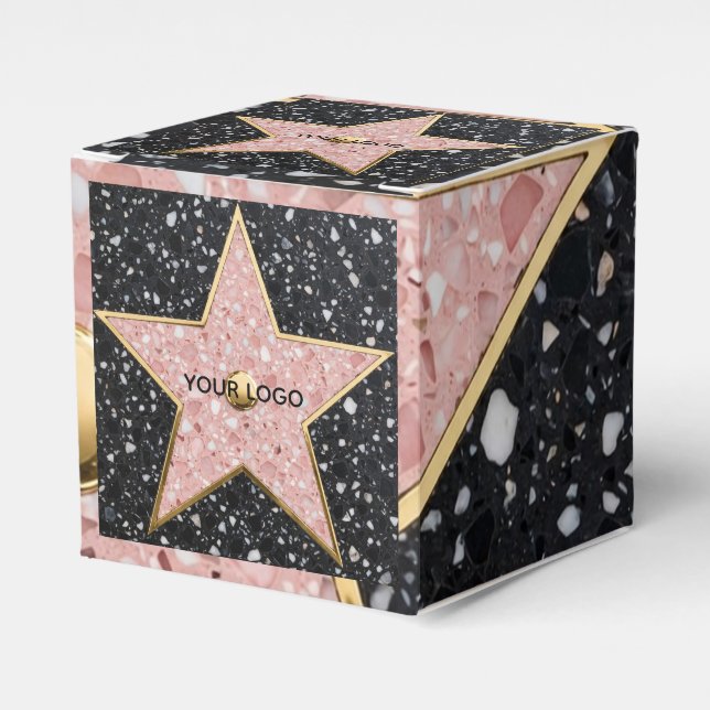 Caixinha De Lembrancinhas Hollywood Walk of Fame Square Coaster (Frente)
