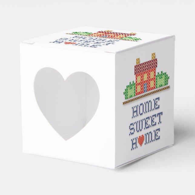Caixinha De Lembrancinhas Home Sweet Home Favor Box (Frente)