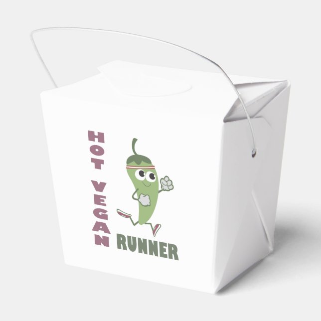 Caixinha De Lembrancinhas Hot Vegan Runner (Verso)