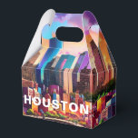 Caixinha De Lembrancinhas Houston Skyline Abstrato Art<br><div class="desc">Adicione um toque moderno ao seu evento com esta caixa de favoritos com a arte da linha do horizonte abstrato Houston. Perfeito para casamentos,  festas ou presentes corporativos.</div>