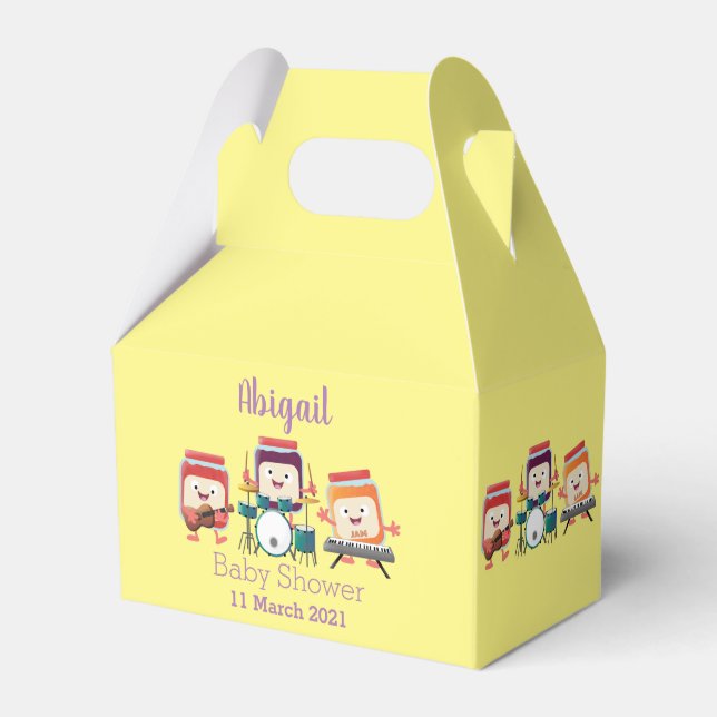 Caixinha De Lembrancinhas Humor músico de animação de encrenca (Frente)