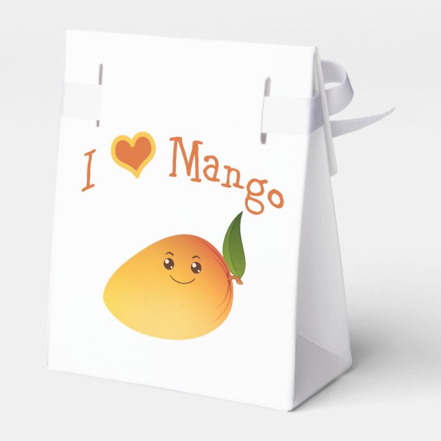 Caixinha De Lembrancinhas I Heart (amor) Mango (Verso)