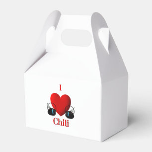 Caixinha De Lembrancinhas I Heart Chili