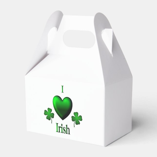 Caixinha De Lembrancinhas I Heart Irish (Frente)