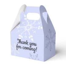 Ice Skating Winter Wonderland Birthday Box