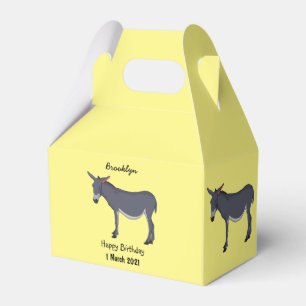 Caixinha De Lembrancinhas Ilustração de desenho animado de Donkey