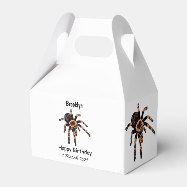 Caixinha De Lembrancinhas Imagem do desenho de Tarantula (Frente)