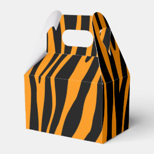 Caixinha De Lembrancinhas Impressão de Princeton Orange Zebra