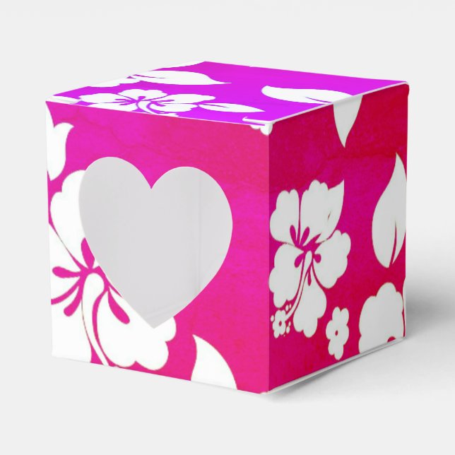 Caixinha De Lembrancinhas Impressão havaiano (Frente)