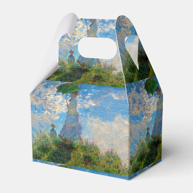 Caixinha De Lembrancinhas Impressionismo de Monet Woman (Frente)