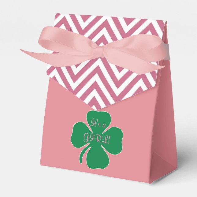 Caixinha De Lembrancinhas Irish themed Girl Favor Box (Frente)