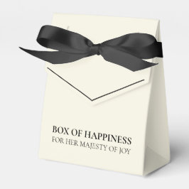 Caixinha De Lembrancinhas Ivory Box of Happiness for Her Majesty