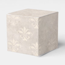 Ivory Grunge Damask