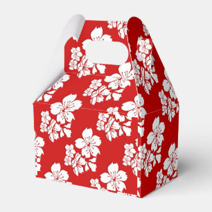 Caixinha De Lembrancinhas Japonês vermelho de sakura da flor de cerejeira