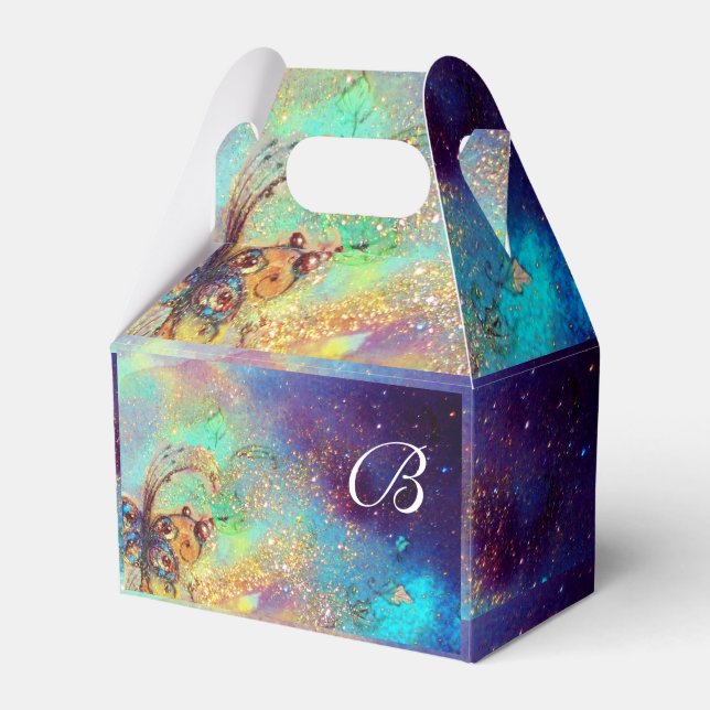 CAIXINHA DE LEMBRANCINHAS JARDIM DA PLANTA MÁGICA DE MANTEIGA DE SOMBRA PERD (Frente)