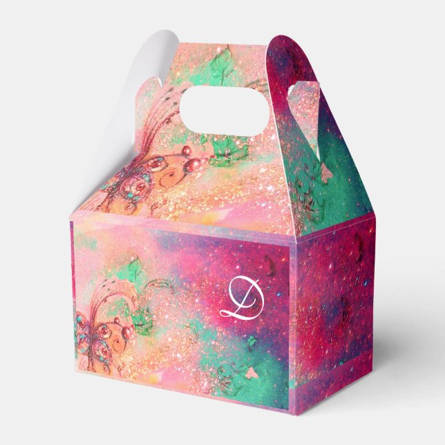 CAIXINHA DE LEMBRANCINHAS JARDIM DA PLANTA MÁGICA DE MANTEIGA DE SOMBRA PERD (Frente)