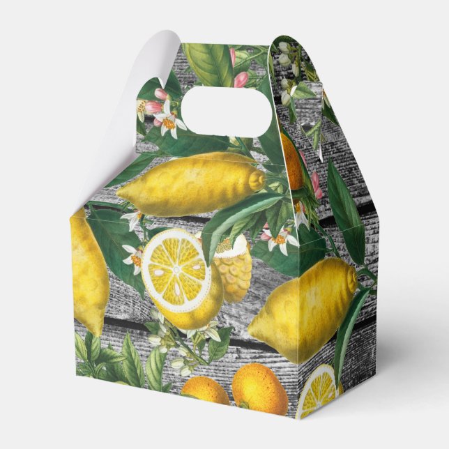 Caixinha De Lembrancinhas Jardim de Citros Russos (Frente)