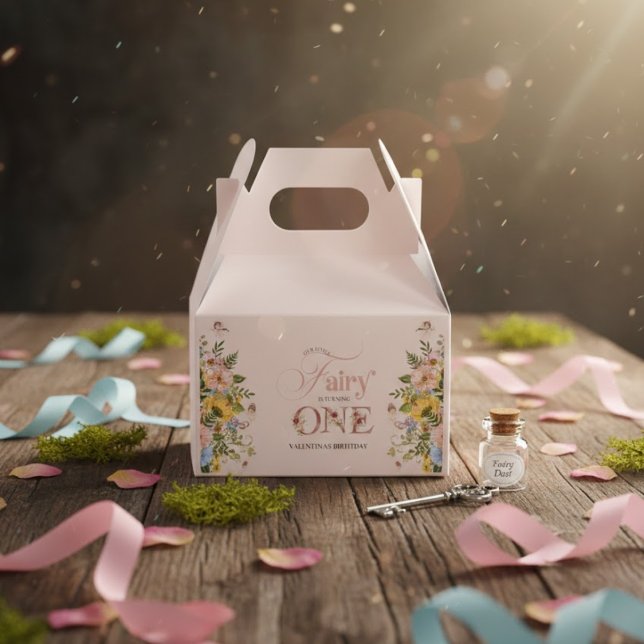 Caixinha De Lembrancinhas Jardim Floral de Fadas Mágicas Pixie Meninas Anive (Criador carregado)