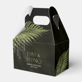 Caixinha De Lembrancinhas Jewel Palm Leaf Green V2 ID830