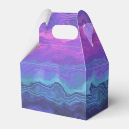 Caixinha De Lembrancinhas jeweltone agate ombre :