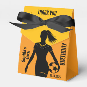 Caixinha De Lembrancinhas Jogadora de futebol, Futebol Girl Team