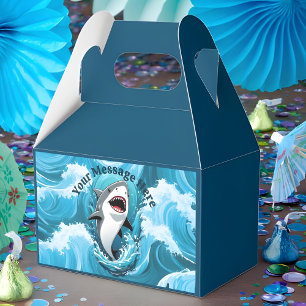 Caixinha De Lembrancinhas Junte-se a nós para um tubarão mordido