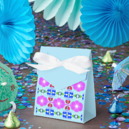 Caixinha De Lembrancinhas Kaleidoscópio Flor Azure