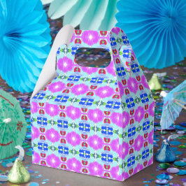 Caixinha De Lembrancinhas Kaleidoscópio Flor de Azul