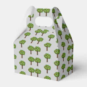 Caixinha De Lembrancinhas Kawaii Happy Winking Apple Tree