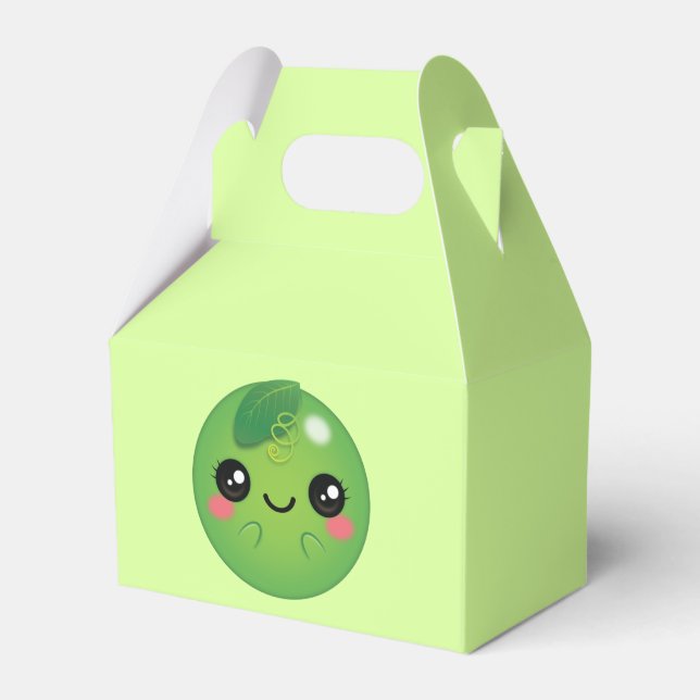 Caixinha De Lembrancinhas Kawaii Pea (Frente)