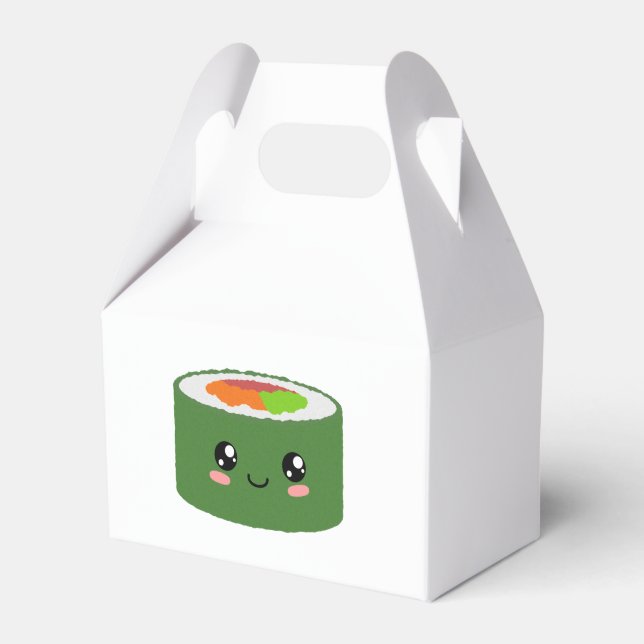 Caixinha De Lembrancinhas Kawaii Sushi (Frente)