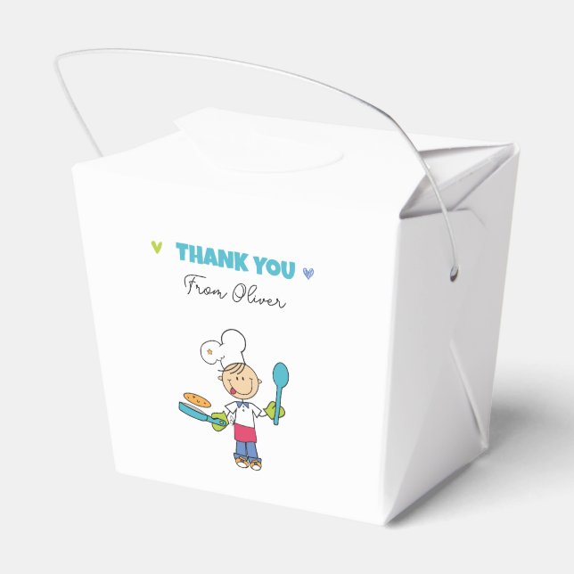 Caixinha De Lembrancinhas Kids’ Pancake Party Favor Box (Verso)