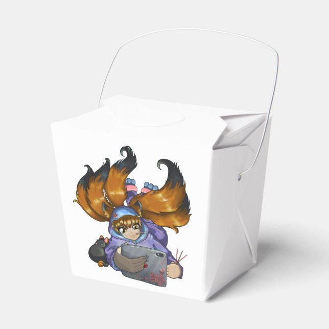 Caixinha De Lembrancinhas Kitsune Life (Frente)