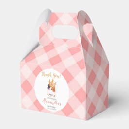 Caixinha De Lembrancinhas Kitten Meow Crown Girl Kitty