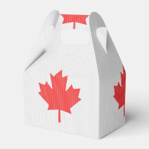 Caixinha De Lembrancinhas Knit Style Maple Leaf Knitting Motif
