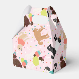 Caixinha De Lembrancinhas Labradoodle / Festa de aniversário de Goldendoodle