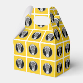 Caixinha De Lembrancinhas Lacrosse Party Yellow