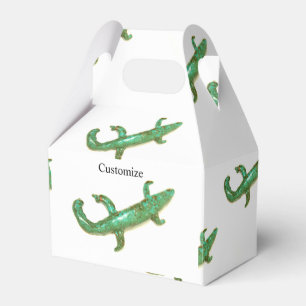 Caixinha De Lembrancinhas Lagarto Verde Thunder_Cove