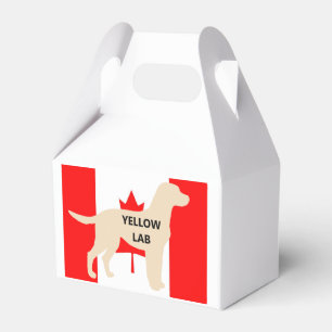 Caixinha De Lembrancinhas Lâmpada amarela de nome de laboratório silhueta no