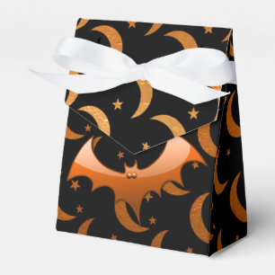 Caixinha De Lembrancinhas Laranja Bat Quarter Moons Favoritos