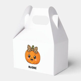 Caixinha De Lembrancinhas Laranja Bonito Pequena Abóbora Halloween Personali