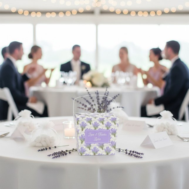 Caixinha De Lembrancinhas Lavanda Personalizada (Criador carregado)