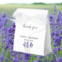 Caixinha De Lembrancinhas Lavanda Purple Floral Elegante Moderno Casamento