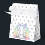 Caixinha De Lembrancinhas LDS Salt Lake City Temple Torre<br><div class="desc">Simples mão desenhou o Templo UT do Lago LDS Salt,  com um pôr do sol do arco-íris atrás dele. Perfeito para quem ama o templo SLC.</div>