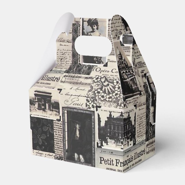 Caixinha De Lembrancinhas Le Petit Francais Illustre (Frente)