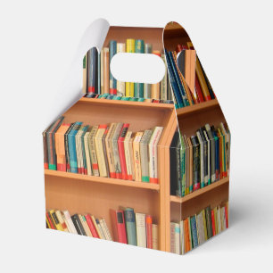 Caixinha De Lembrancinhas Leitura do worm da biblioteca de livros da estante