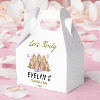 Caixinha De Lembrancinhas Let’s Party Groundhog 5th Birthday – Fun Kids